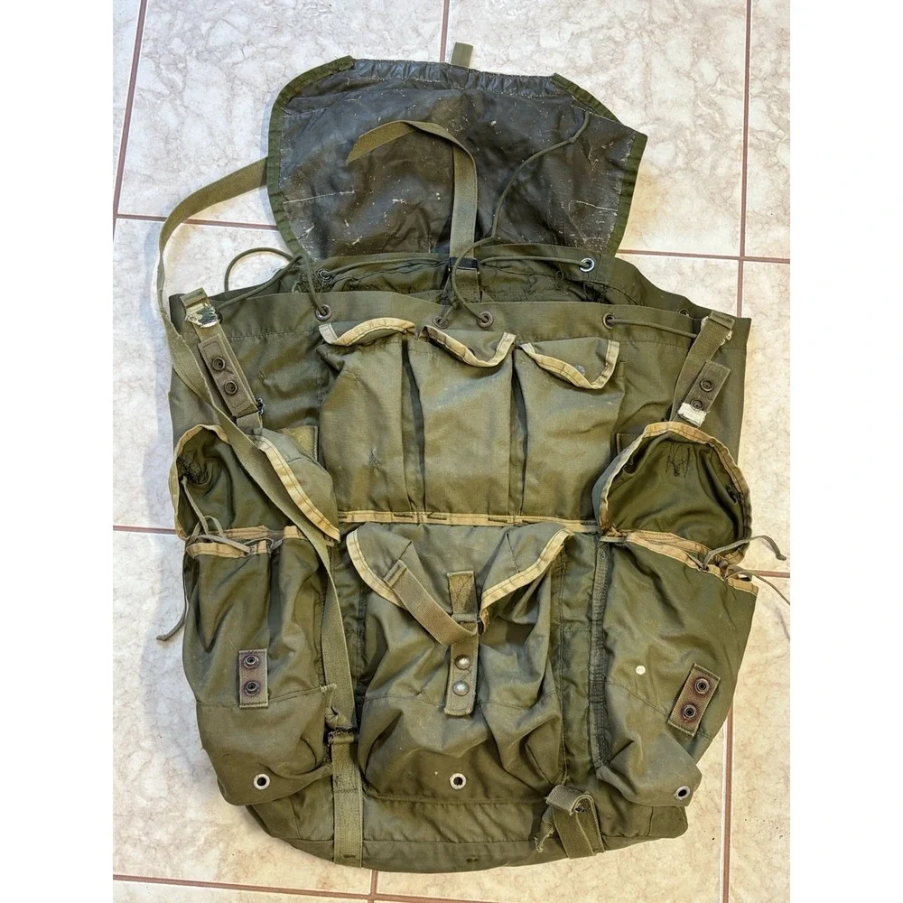 US Army LC-1 Large Combat Field Pack Alice Backpack No Frame Vintage Rucksack